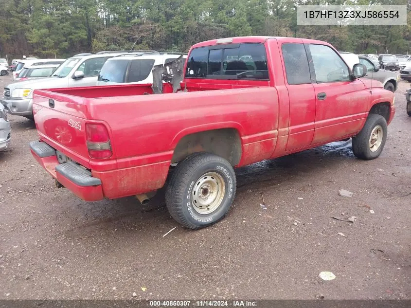 1999 Dodge Ram 1500 St VIN: 1B7HF13Z3XJ586554 Lot: 40850307