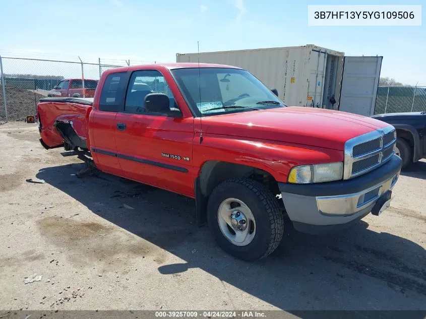 2000 Dodge Ram 1500 St VIN: 3B7HF13Y5YG109506 Lot: 39257009