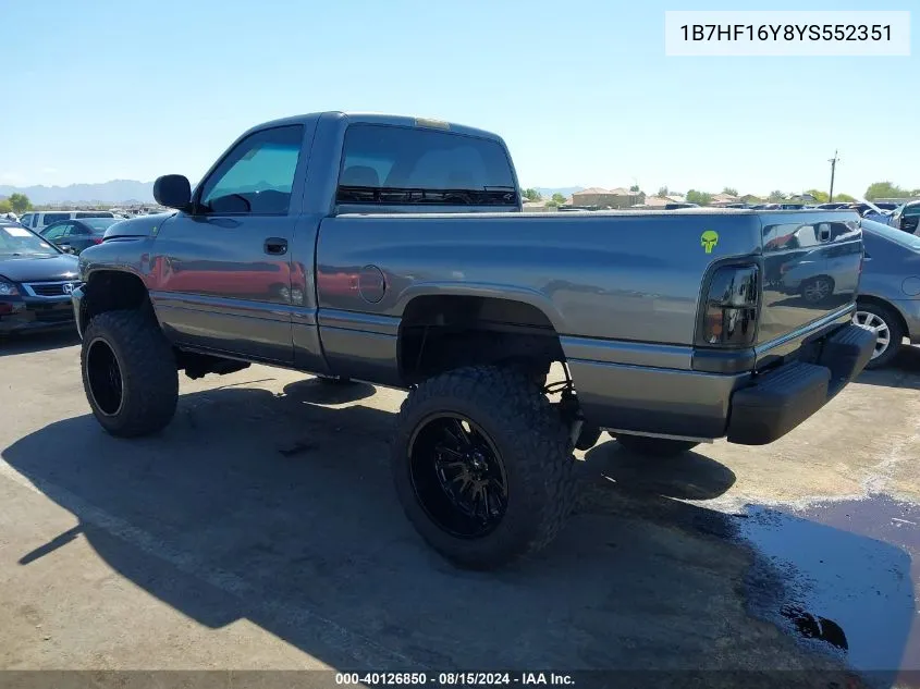 2000 Dodge Ram 1500 St VIN: 1B7HF16Y8YS552351 Lot: 40126850