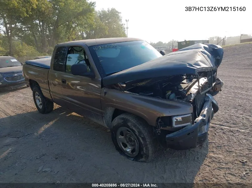 2000 Dodge Ram 1500 St VIN: 3B7HC13Z6YM215160 Lot: 40205695