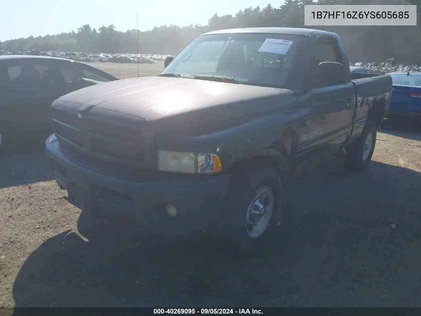 1B7HF16Z6YS605685 2000 Dodge Ram 1500 St