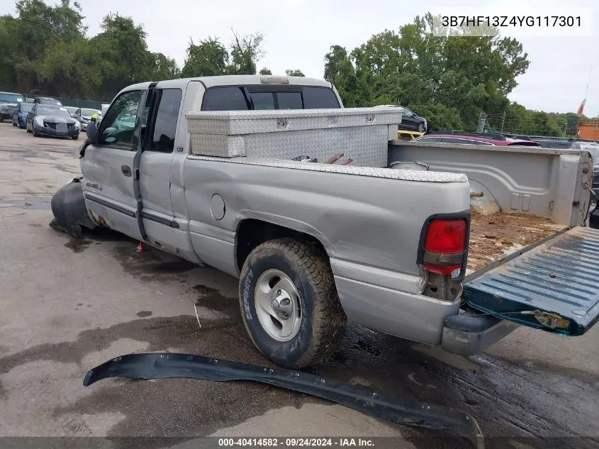 2000 Dodge Ram 1500 St VIN: 3B7HF13Z4YG117301 Lot: 40414582