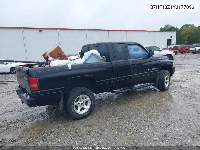 2000 Dodge Ram 1500 St VIN: 1B7HF13Z1YJ177096 Lot: 40420637