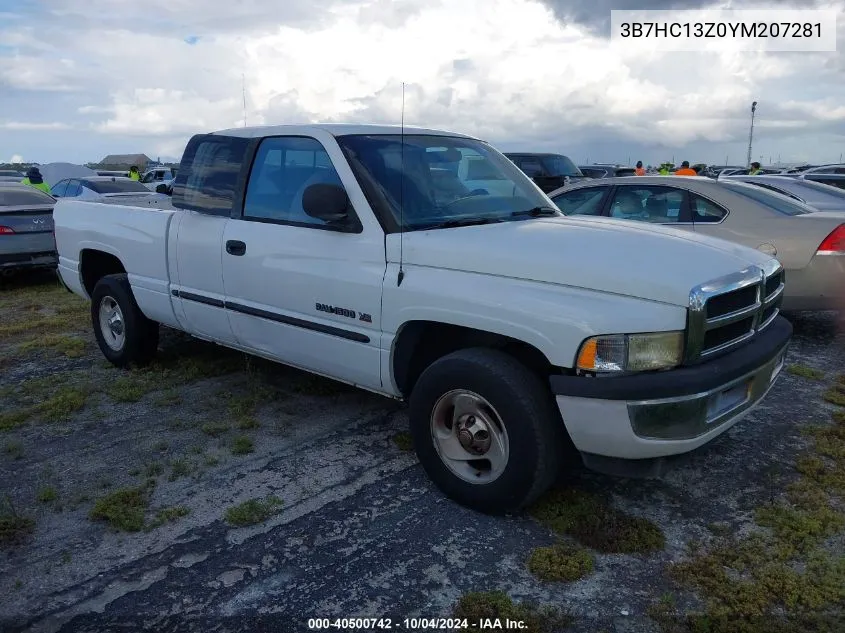 2000 Dodge Ram 1500 St VIN: 3B7HC13Z0YM207281 Lot: 40500742