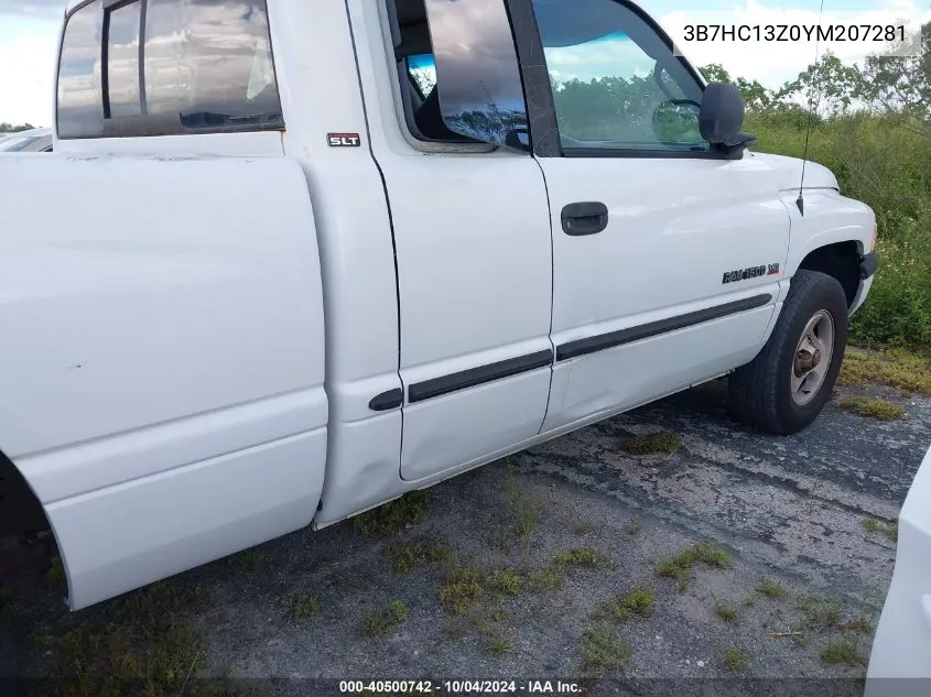 2000 Dodge Ram 1500 St VIN: 3B7HC13Z0YM207281 Lot: 40500742