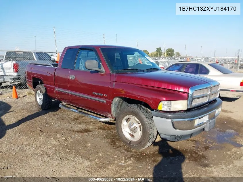 2000 Dodge Ram 1500 St VIN: 1B7HC13ZXYJ184170 Lot: 40628032