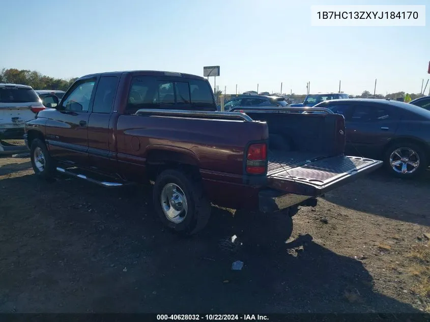 2000 Dodge Ram 1500 St VIN: 1B7HC13ZXYJ184170 Lot: 40628032