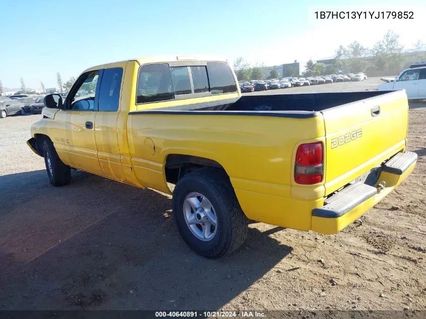 1B7HC13Y1YJ179852 2000 Dodge Ram 1500 St