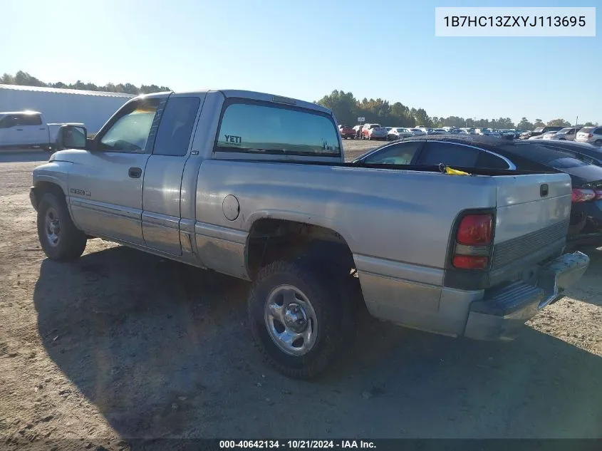 2000 Dodge Ram 1500 VIN: 1B7HC13ZXYJ113695 Lot: 40642134