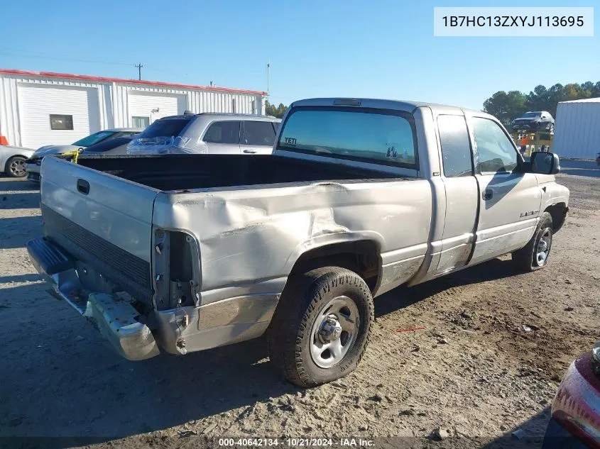 2000 Dodge Ram 1500 VIN: 1B7HC13ZXYJ113695 Lot: 40642134