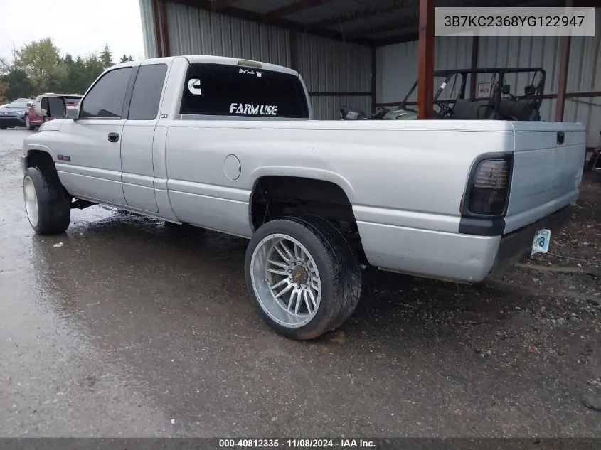 2000 Dodge Ram 2500 St VIN: 3B7KC2368YG122947 Lot: 40812335