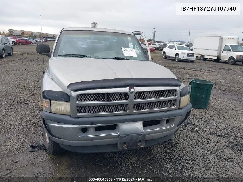 2000 Dodge Ram 1500 St VIN: 1B7HF13Y2YJ107940 Lot: 40845959