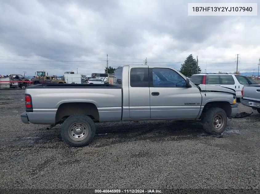 2000 Dodge Ram 1500 St VIN: 1B7HF13Y2YJ107940 Lot: 40845959