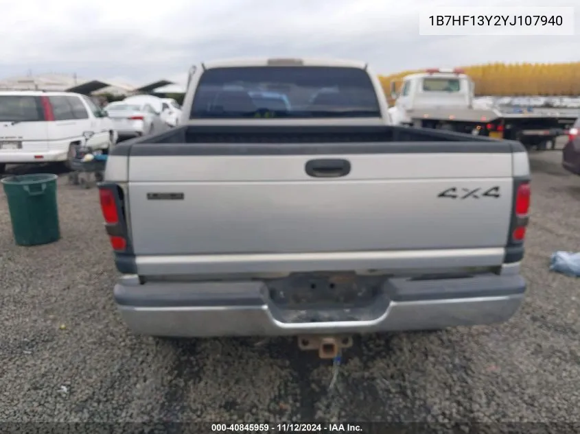 2000 Dodge Ram 1500 St VIN: 1B7HF13Y2YJ107940 Lot: 40845959