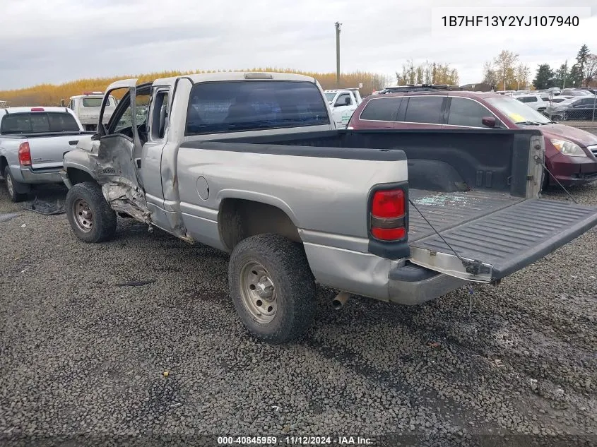 2000 Dodge Ram 1500 St VIN: 1B7HF13Y2YJ107940 Lot: 40845959