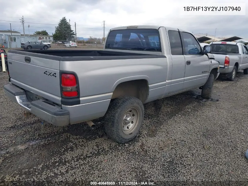 2000 Dodge Ram 1500 St VIN: 1B7HF13Y2YJ107940 Lot: 40845959