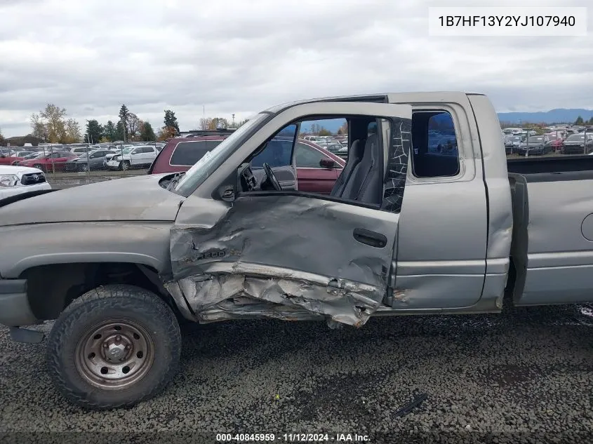 2000 Dodge Ram 1500 St VIN: 1B7HF13Y2YJ107940 Lot: 40845959