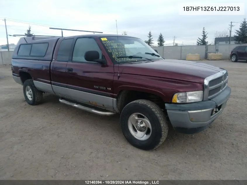 2001 Dodge Ram 1500 VIN: 1B7HF13Z61J227013 Lot: 12140394