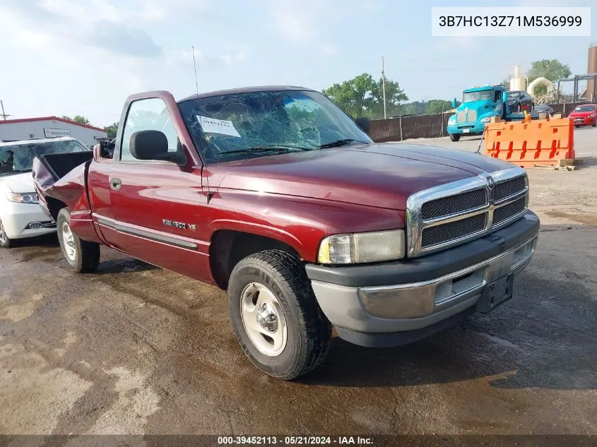 3B7HC13Z71M536999 2001 Dodge Ram 1500 St