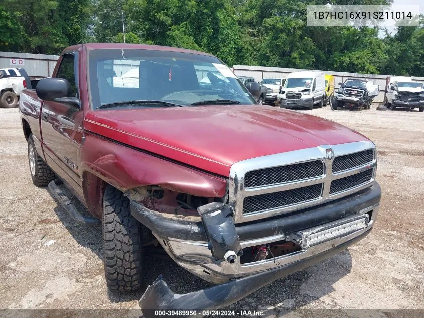 1B7HC16X91S211014 2001 Dodge Ram 1500 St/Ws