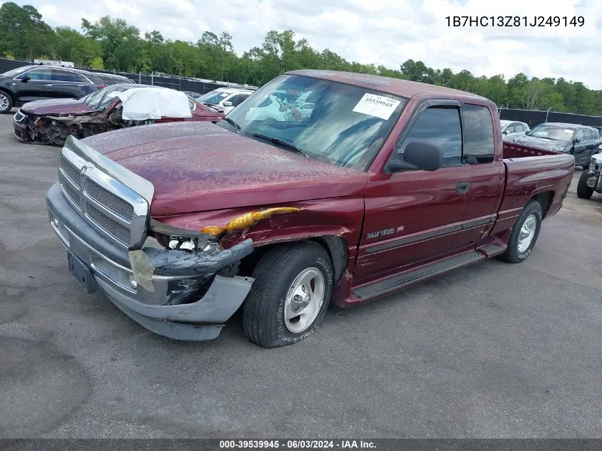 1B7HC13Z81J249149 2001 Dodge Ram 1500 St