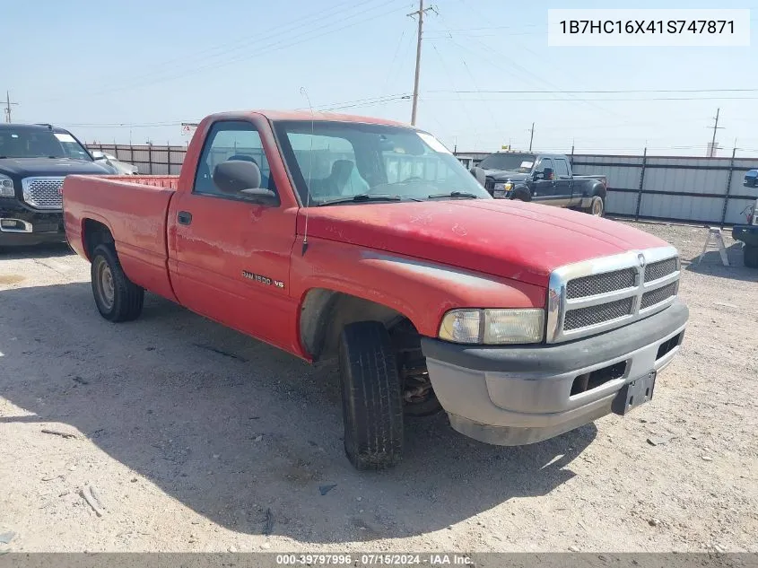 1B7HC16X41S747871 2001 Dodge Ram 1500 St/Ws