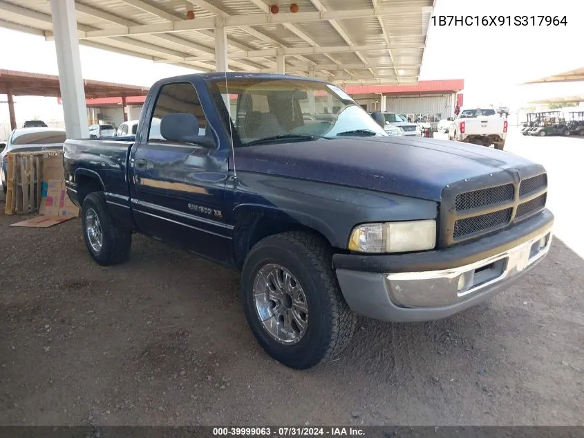 2001 Dodge Ram 1500 St/Ws VIN: 1B7HC16X91S317964 Lot: 39999063