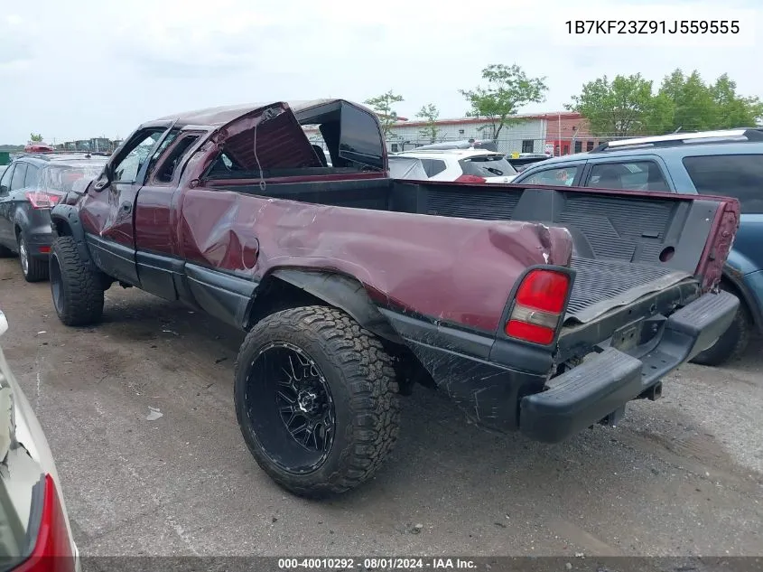 2001 Dodge Ram 2500 St VIN: 1B7KF23Z91J559555 Lot: 40010292