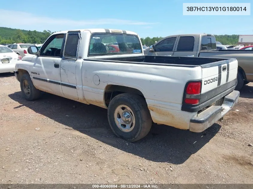 2001 Dodge Ram 1500 St VIN: 3B7HC13Y01G180014 Lot: 40060884