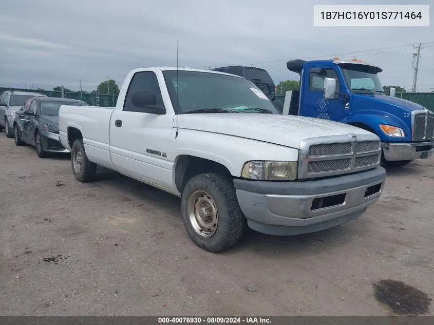 2001 Dodge Ram 1500 St VIN: 1B7HC16Y01S771464 Lot: 40076930