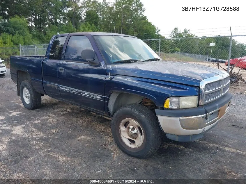 2001 Dodge Ram 1500 St VIN: 3B7HF13Z71G728588 Lot: 40084691