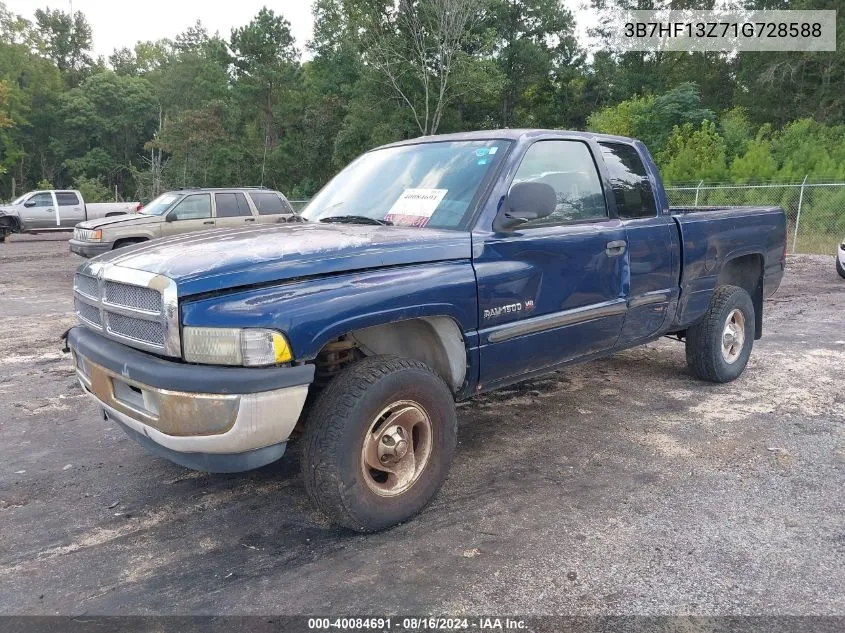 2001 Dodge Ram 1500 St VIN: 3B7HF13Z71G728588 Lot: 40084691