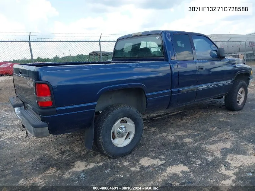 3B7HF13Z71G728588 2001 Dodge Ram 1500 St