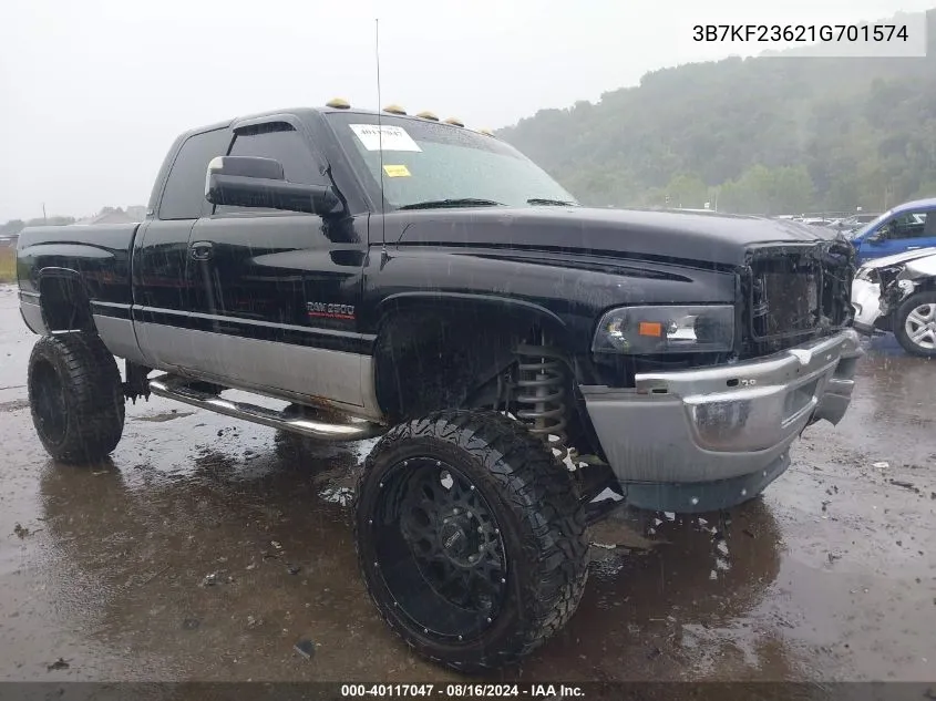 3B7KF23621G701574 2001 Dodge Ram 2500 St