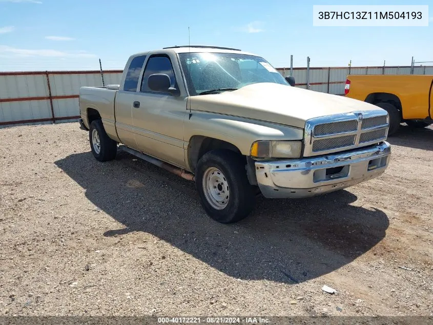 2001 Dodge Ram 1500 St VIN: 3B7HC13Z11M504193 Lot: 40172221