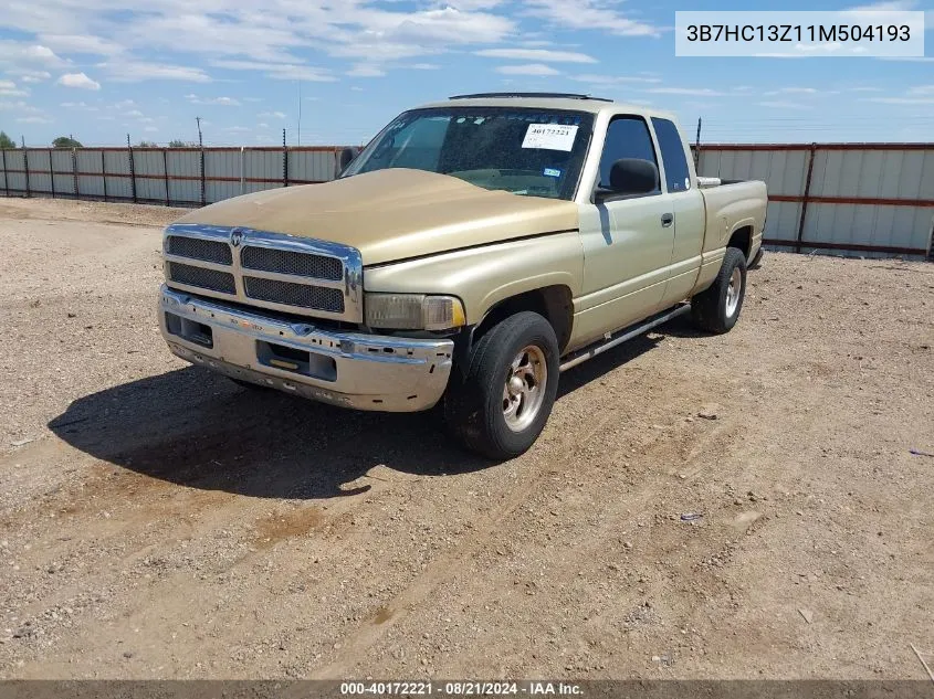 2001 Dodge Ram 1500 St VIN: 3B7HC13Z11M504193 Lot: 40172221