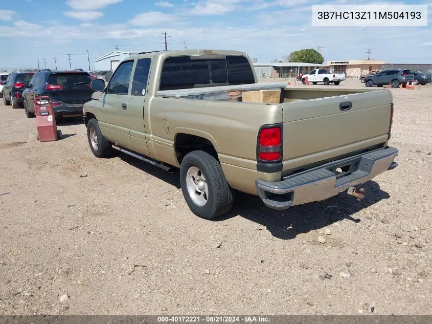 3B7HC13Z11M504193 2001 Dodge Ram 1500 St