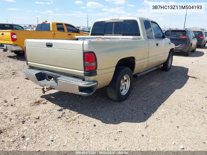 2001 Dodge Ram 1500 St VIN: 3B7HC13Z11M504193 Lot: 40172221