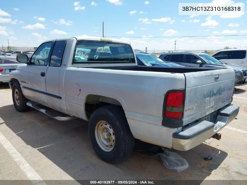 2001 Dodge Ram 1500 St VIN: 3B7HC13Z31G168318 Lot: 40193977