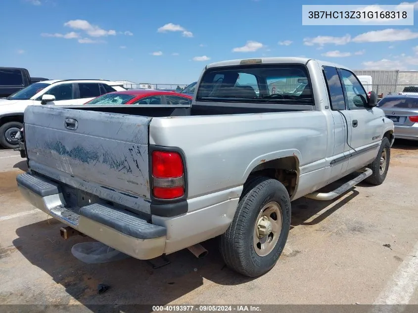 2001 Dodge Ram 1500 St VIN: 3B7HC13Z31G168318 Lot: 40193977