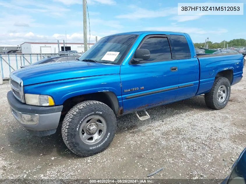 3B7HF13Z41M512053 2001 Dodge Ram 1500 St