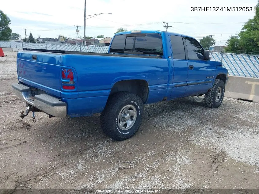 2001 Dodge Ram 1500 St VIN: 3B7HF13Z41M512053 Lot: 40202014