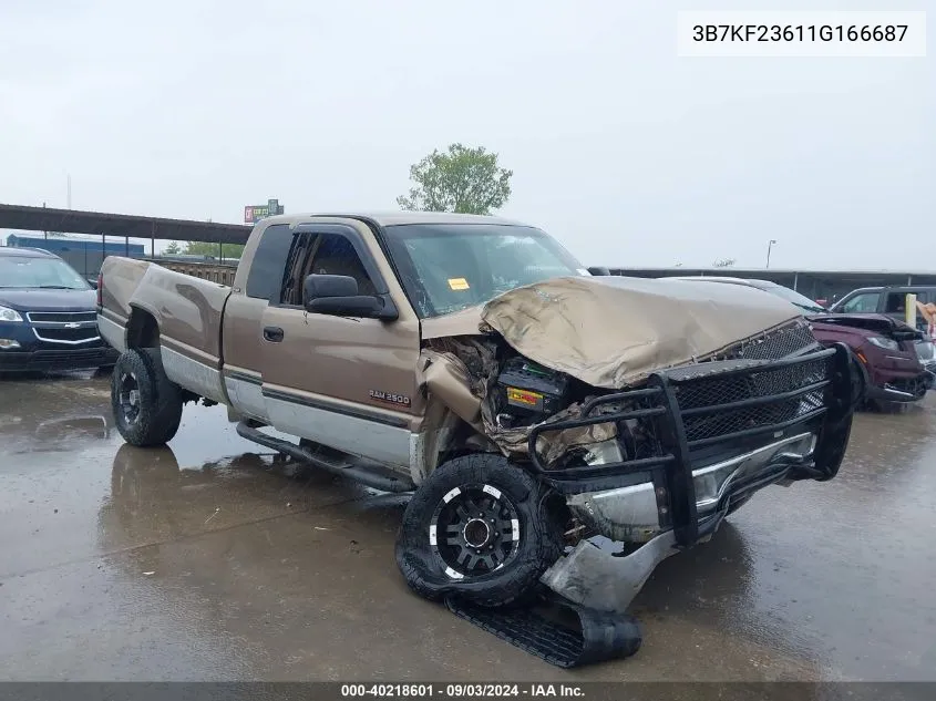 3B7KF23611G166687 2001 Dodge Ram 2500 St