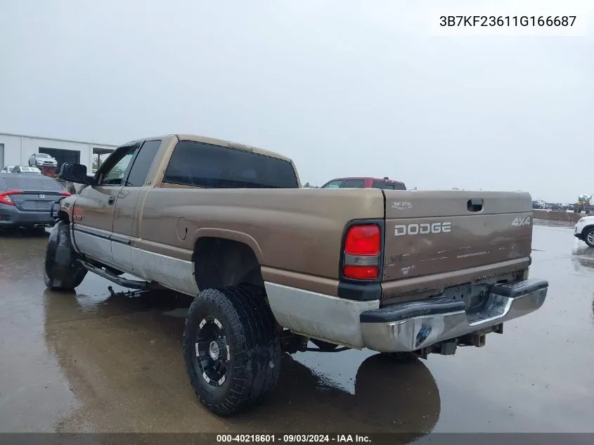 3B7KF23611G166687 2001 Dodge Ram 2500 St