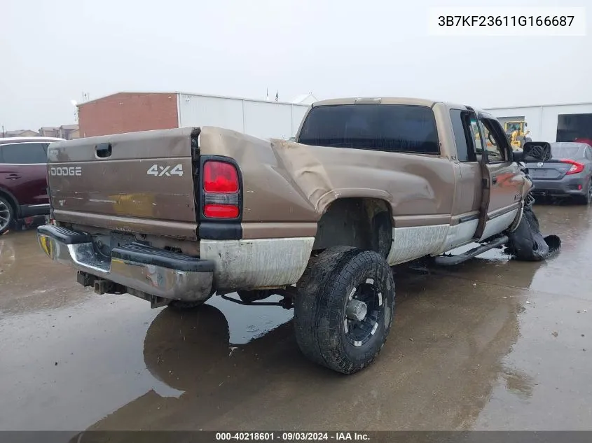 3B7KF23611G166687 2001 Dodge Ram 2500 St