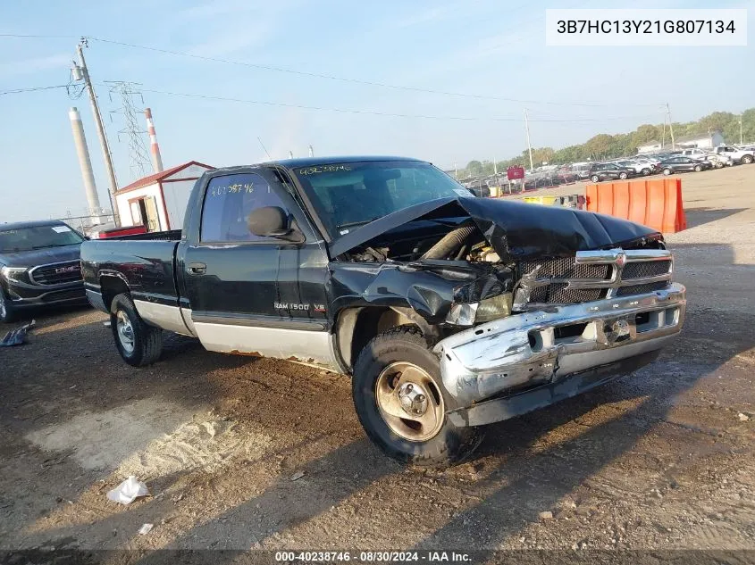 3B7HC13Y21G807134 2001 Dodge Ram 1500 St