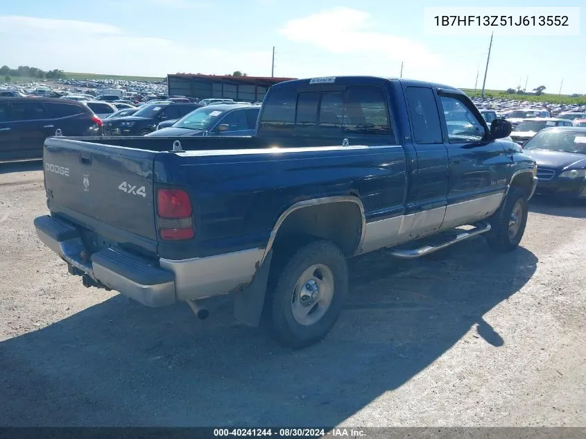 2001 Dodge Ram 1500 St VIN: 1B7HF13Z51J613552 Lot: 40241244