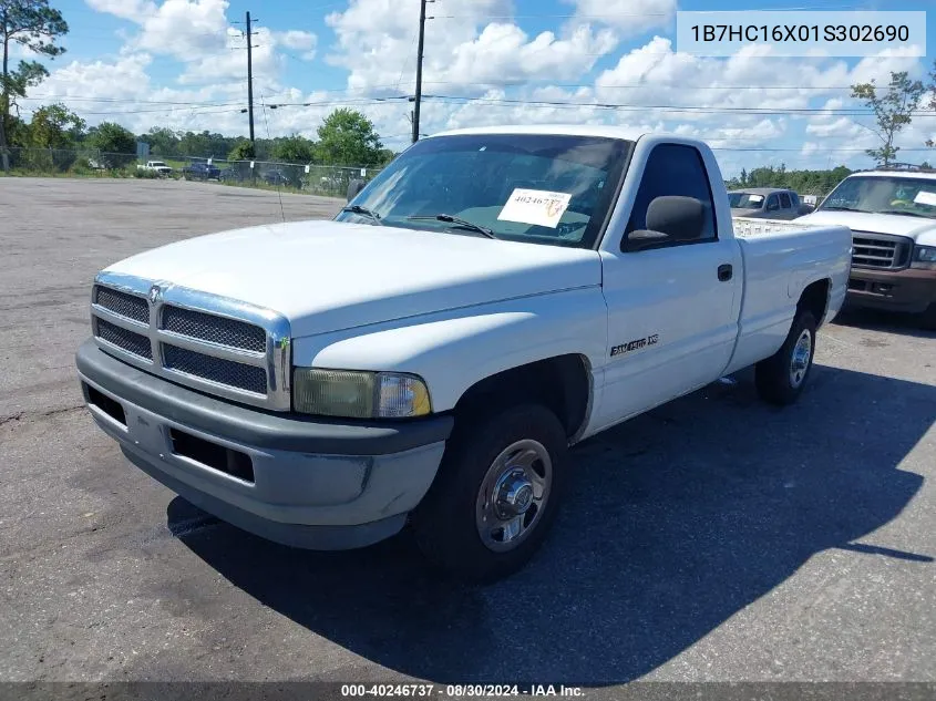 1B7HC16X01S302690 2001 Dodge Ram 1500 St/Work Special