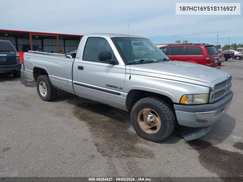 2001 Dodge Ram 1500 St VIN: 1B7HC16Y51S116927 Lot: 40254527