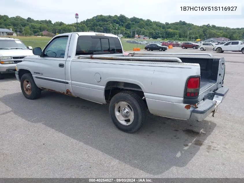 2001 Dodge Ram 1500 St VIN: 1B7HC16Y51S116927 Lot: 40254527